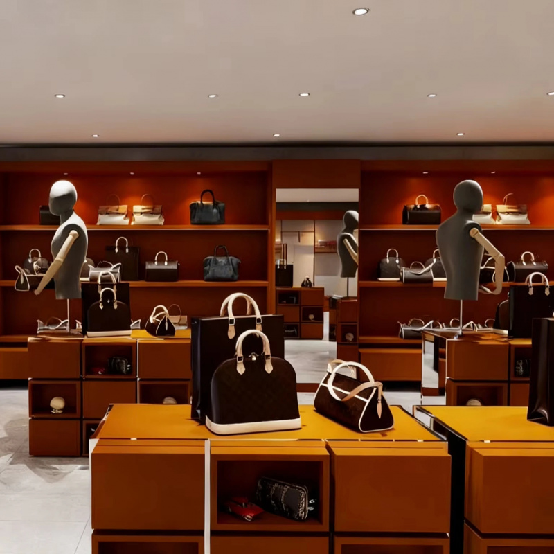 Interior Designer - custom.High-end Handbag Store Fixtures, Bag Store