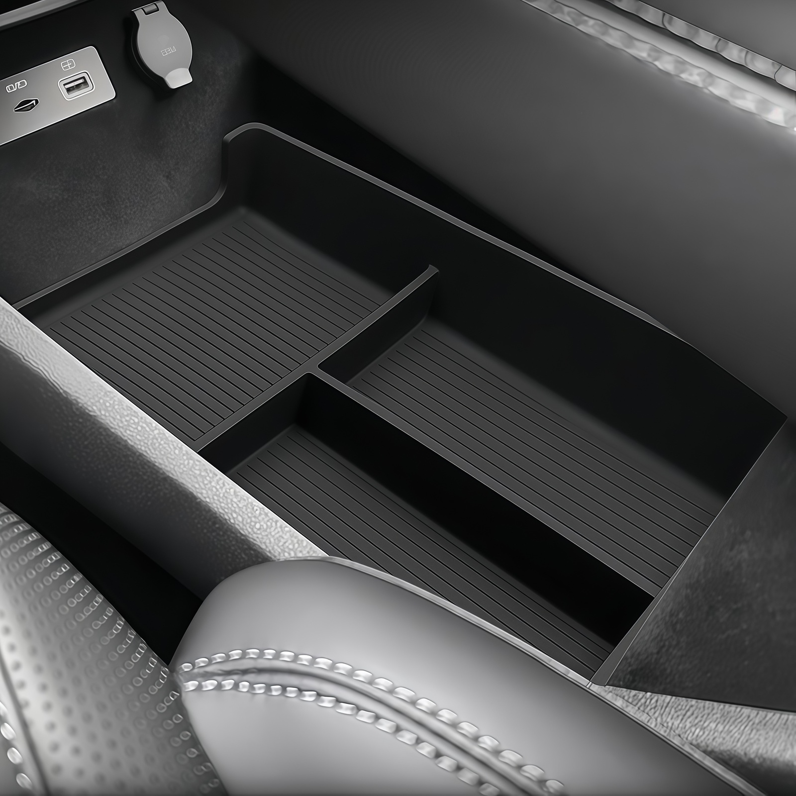 Interior Design Services - Center Console Lower Storage Organizer Tray