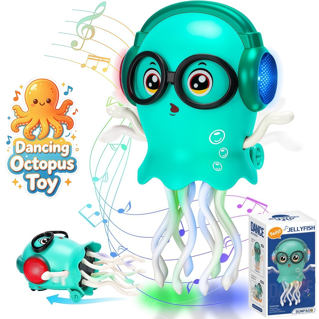 Interior Design Game - Dancing Octopus Toy Electric Bump and