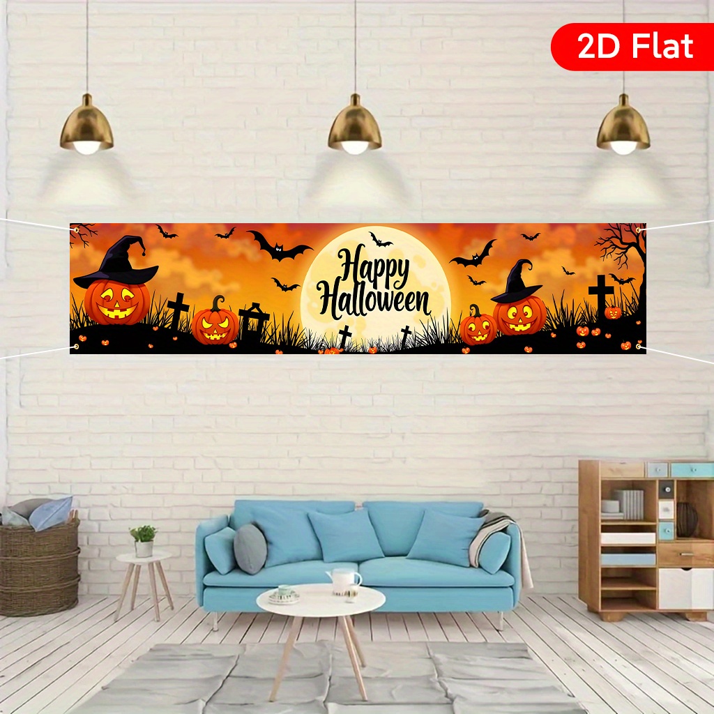 1-Piece Halloween Garden Banne - огляд і ціна Interior Design Years Of School