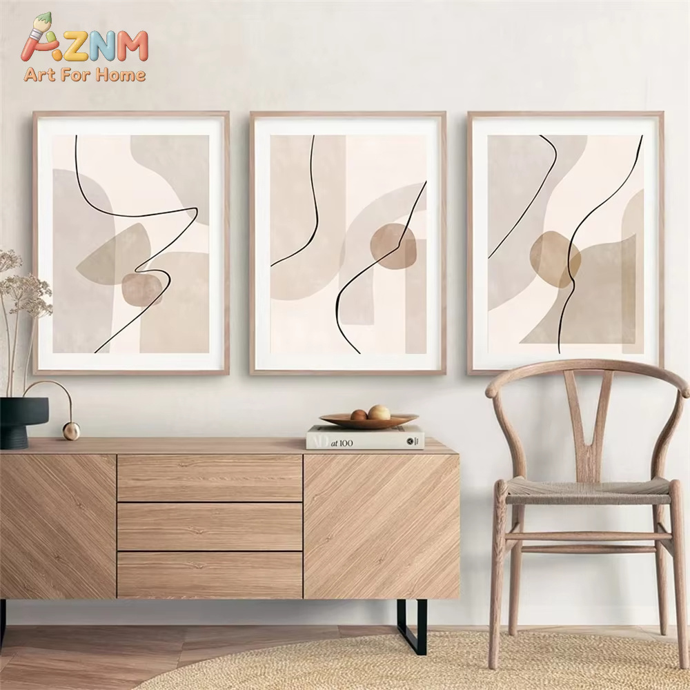 Abstract Beige Geometry Line W - огляд і ціна Interior Designer