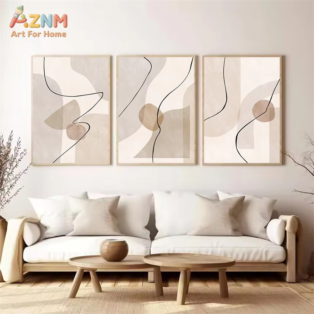 Abstract Beige Geometry Line W - огляд і ціна Interior Designer