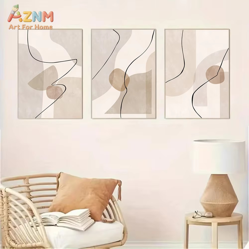 Abstract Beige Geometry Line W - огляд і ціна Interior Designer