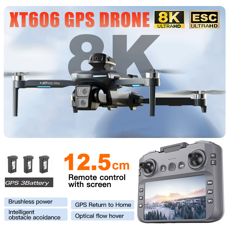 XT606 MAX 3 battery Drone 4k 8 - огляд і ціна Interior Design Game