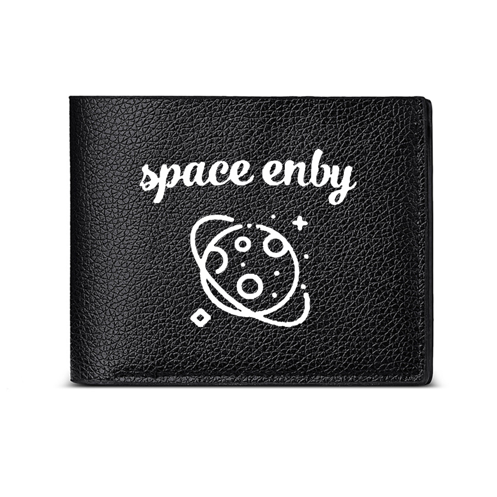 Space Enby Print Men's Wallet  - огляд і ціна Interior Design Graphic Standards